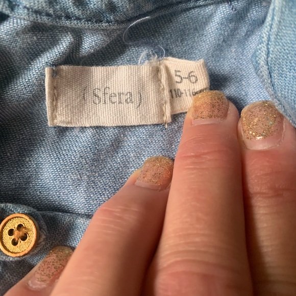 Embroidered Girls Dress Sz 5-6 - Picture 3 of 3